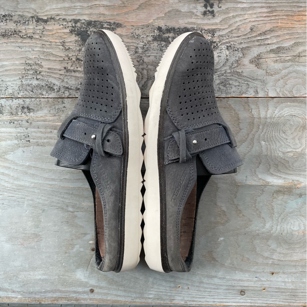 Merrell Gray Perforated Loafers